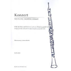 Konzert F-Dur KV313 für Oboe und Orchester - Wolfgang Amadeus Mozart