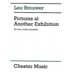 Pictures at another exhibition for horn, violin - Leo Brouwer