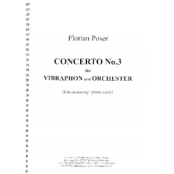 Konzert Nr.3 für Vibraphon und Orchester -Florian Poser