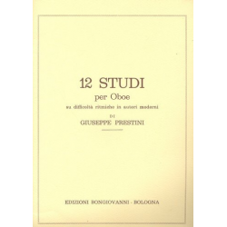 12 Studi su difficoltà ritmiche in autori moderni - Giuseppe Prestini