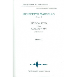 12 Sonaten op.2 Band 1 (Nr.1-3) (+CD) - Benedetto Marcello