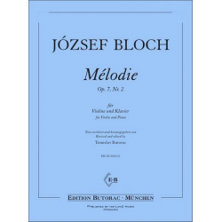 Mélodie op.7,2 - Jozsef Bloch