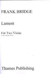 Lament for 2 violas - Frank Bridge