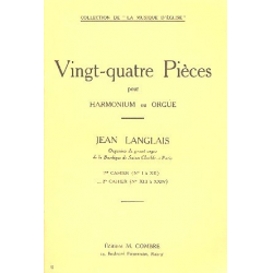 24 pièces vol.2 (nos.13-24) - Jean Langlais