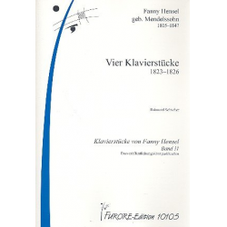 4 Klavierstücke 1823-1826 - Fanny Cecile Mendelssohn (Hensel)