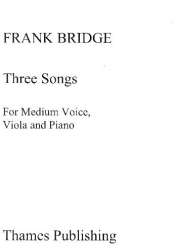 3 Songs for medium voice, viola - Frank Bridge