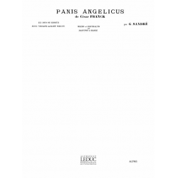 Panis angelicus : für 2 Soli (MSA/BarB), - César Franck