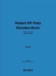 Robert HP Platz : Stunden: Buch - Studie für Orgel - Robert HP Platz