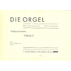 Toccata Nr.2 : für Orgel - Wolfgang Stockmeier