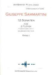 12 Sonaten Band 1 (Nr.1-4) (+CD) - Giuseppe Sammartini