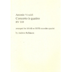 Concerto à quattro - Antonio Vivaldi