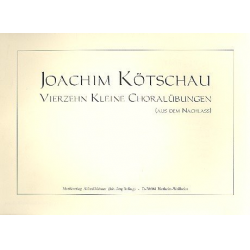 14 kleine Choralübungen - Joachim Kötschau