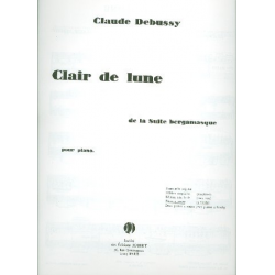 Clair de lune de la suite - Claude Achille Debussy