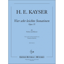 4 sehr leichte Sonatinen op.35 - Heinrich Ernst Kayser