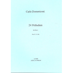 24 Präludien Band 2 (Nr.13-24) für Gitarre - Carlo Domeniconi