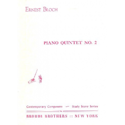Piano Quintet no.2 - Ernest Bloch