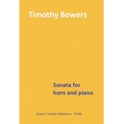 Sonata : for horn and piano - Timothy Bowers