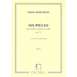 6 Stücke op.179 : für Oboe und - Charles Louis Eugene Koechlin