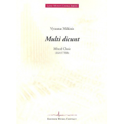 Multi dicunt für gem Chor a cappella - Vytautas Miskinis