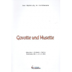 Gavotte und Musette für Akkordeonorchester - Jean-Baptiste Lully