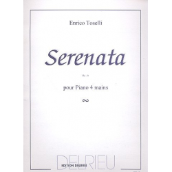 Serenata op.6 piano à 4 mains - Enrico Toselli