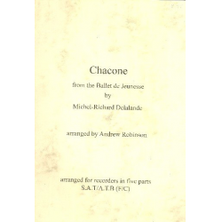 Chacone from the ballet de jeunesse - Michel-Richard Delalande