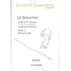 12 Sonaten Band 2 (Nr.5-8) : - Giuseppe Sammartini