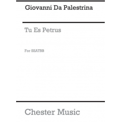 Tu es Petrus for mixed choir (SSATBB) a - Giovanni da Palestrina