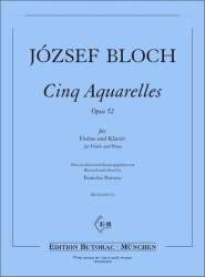 5 Aquarelles op.52 - Jozsef Bloch