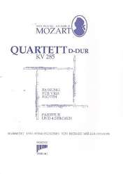 Quartett D-Dur KV285 für 4 Flöten - Wolfgang Amadeus Mozart