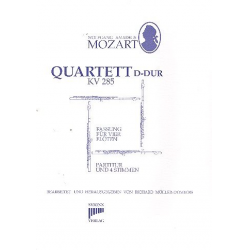Quartett D-Dur KV285 für 4 Flöten - Wolfgang Amadeus Mozart