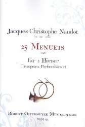 25 Menuets - Jacques Christophe Naudot
