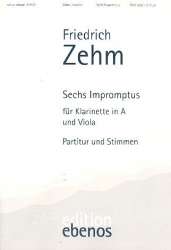 6 Impromptus für Klarinette in A - Friedrich Zehm