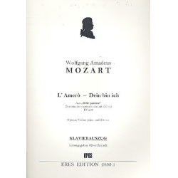 L'amerò - Dein bin ich - für - Wolfgang Amadeus Mozart