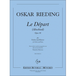 Le départ op.40 - Oskar Rieding