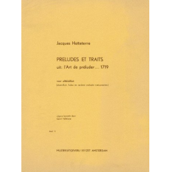 Preludes et traits vol.2 uit l'art - Jacques-Martin Hotteterre ("Le Romain")
