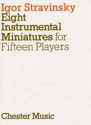 8 instrumental Miniatures for - Igor Strawinsky