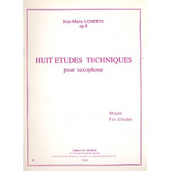 8 Études techniques op.8 - Jean-Marie Londeix