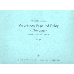 Variationen, Fuge und Epilog (Chaconne) über ein Thema von Telemann - Eberhard Wenzel