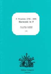 Harmonie in F für 2 Oboen, -Paul Wranitzky