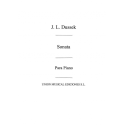 Sonata op.9,1 para piano - Jan Ladislav Dussek