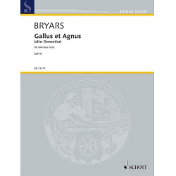 ED13717 Gallus et Agnus - Gavin Bryars