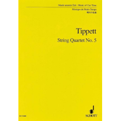 STRING QUARTET NO.5 : STUDY SCORE - Michael Tippett