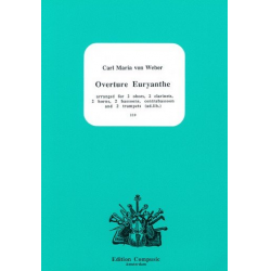 OVERTURE EURYANTHE FOR 2OBOES/ - Carl Maria von Weber
