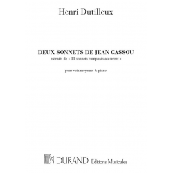 2 sonnets de Jean - Henri Dutilleux