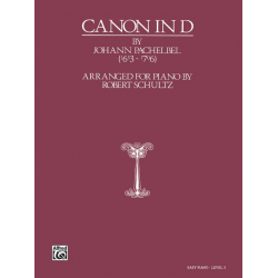 Canon in D (intermediate piano solo) - Johann Pachelbel