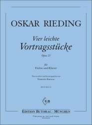 4 leichte Vortragsstücke op.23 - Oskar Rieding