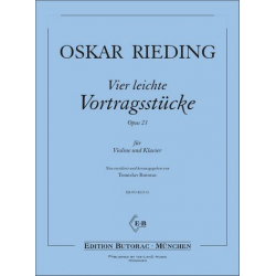 4 leichte Vortragsstücke op.23 -Oskar Rieding