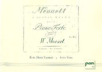Menuett a quatre mains pour le piano - Wolfgang Amadeus Mozart