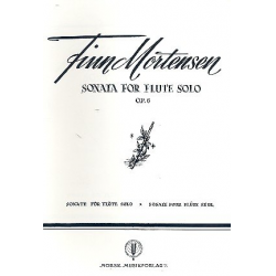 Sonata op.6 : for flute solo - Finn Mortensen